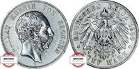 SACHSEN 5 Mark J 125 - König Albert -