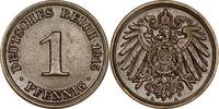 DEUTSCHLAND 1 Pfennig J 10 - Kursmünze aus dem Kaiserreich -