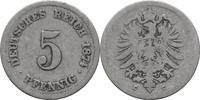 KAISERREICH 5 Pfennig J 3 - Kursmünze aus dem Kaiserreich -