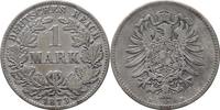 DEUTSCHLAND 1 Mark J 9 - Kursmünze aus dem Kaiserreich -