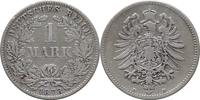 DEUTSCHLAND 1 Mark J 9 - Kursmünze aus dem Kaiserreich -