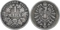 DEUTSCHLAND 1 Mark J 9 - Kursmünze aus dem Kaiserreich -