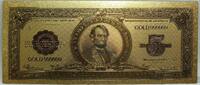USA Banknoten 1923 $ $5 Porthole Silver Certificate Novelty 24K Gold Foil Note Bill 6 - GFN17 -