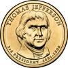 USA $1 Coin 2007-P Thomas Jefferson Presidential Golden Dollars  Philade... 28.49 元 含税 ＋  -7.12 元 运费