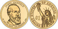 USA $1 Coin 2011-P James Garfield Presidential Golden Dollar Philadelphia PRP20 -