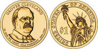 USA $1 Coin 2012-D Grover Cleveland First Term 22nd Presidential Golden Dollar PRD22 -