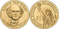 USA $1 Coin 2008-P Martin Van Buren Presidential Golden Dollar Philadelphia PRP08 -