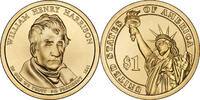 USA $1 Coin 2009-D William H Harrison Presidential Golden Dollar Denver Mint PRD09 -