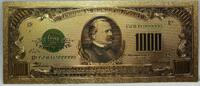 USA Banknoten 1928 $ $1000 Federal Reserve Novelty 24K Gold Foil Plated Note Bill 6 GFN36 -