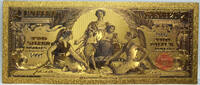 USA Banknoten $2 Silver Educational Certificate Novelty 24K Gold Plated Note 6 GFN07 -