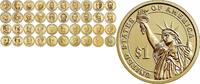 Sonstiges Dollar Presidential US Golden Coin Official Real President P & D Collectible -