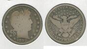 USA Barber Quarter 1892-P Silver 25c Philadelphia Mint - KR116 -
