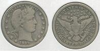 USA Barber Quarter 1909-P Silver 25c Philadelphia Mint - KR164 -