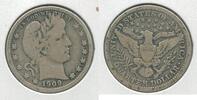 USA Barber Quarter 1909-D Silver 25c Denver Mint - KR165 -