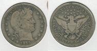 USA Barber Quarter 1915-P Silver 25c Philadelphia Mint - KR179 -