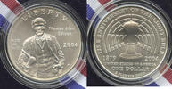 USA Dollar Thomas Alva Edison Silver US Mint 3C2 Commemorative Coin - G963 -