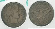 USA Barber Quarter 1909-P Silver 25c Philadelphia Mint - KR709 -