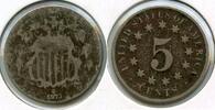 USA Shield Nickel - Open 3 - Five Cents - BT319 -