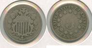 USA Shield Nickel No Rays 5c Philadelphia Mint - SR494 -