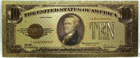 USA Banknoten 1928 $ $10 Certificate Novelty 24K Gold-Plated Foil Note Bill 6 Jackson - GFN22 -