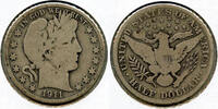 USA Half Dollar Barber Silver - Philadelphia Mint - BQ858 -