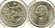 Europa 20 Drachmai Greece Silver Coin - - B32 -