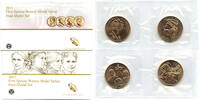 Exonumia Bronze First Spouse Four-Medal Set - United States Mint - J755 -
