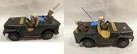 Sonstiges Friction Army Command Jeep Vintage Tin Toy Car Japan - JP461 -