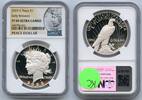Anlagemünzen $1 Coin 2023-S Peace Silver Dollar Proof NGC PF69 Early Releases - JR004 -