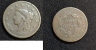 USA Large Cent Coronet Head Penny -Average Circulated- BC48 -