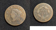 USA Large Cent Coronet Head Penny -Average Circulated- BC52 -