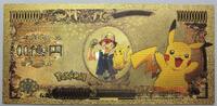 USA Banknoten Yen Pokemon Pikachu Eevee Back 10B Yen Novelty 24K Gold Fo... 49.57 元 含税 ＋  -7.13 元 运费