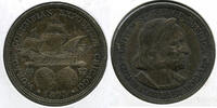 USA Half Dollar Chicago World's Columbian Exposition Silver Coin - L546 -