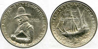 USA Half Dollar Pilgrim Tercentenary Silver - Commemorative Coin - L549 -