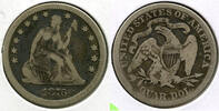 USA Quarter Seated Liberty Silver - Philadelphia Mint - L573 -