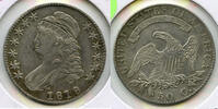 USA Half Dollar 1819 Bust Silver  - L829  4,100.92 元 含税 ＋  -7.13 元 运费