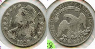 USA Half Dollar 1829 Bust Silver  - Large Letters - L839  962.82 元 含税 ＋  -7.13 元 运费