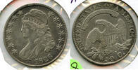 USA Half Dollar 1826 Bust Silver  - L836  1,426.41 元 含税 ＋  -7.13 元 运费