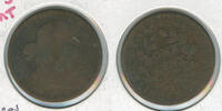 USA Large Cent Draped Bust Penny Coin 1C - RK356 -