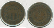 USA 2 Cent piece Coin 2C - RK361 -