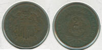 USA 2 Cent piece Coin 2C - RK362 -
