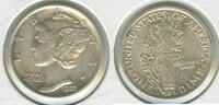 USA Dime 1923-P Mercury 10C Silver Coin - RK369 -