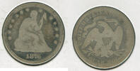 USA Seated Liberty Quarter 1876-P 25C Silver Coin - RK379 -