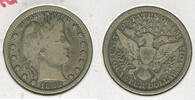 USA Barber Quarter 1892-P 25C Silver Coin - RK382 -