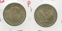 USA Standing Liberty Quarter 1917-P 25C Silver Coin - RK383 -