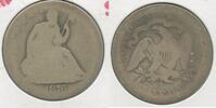 USA Seated Liberty Half Dollar 1876-S Silver 50C Coin - RK386 -