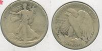USA Half Dollar 1921-S Walking Liberty Silver 50C Coin - RK388 -