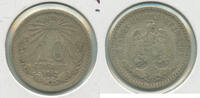 Weltmünzen 10 Centavos Low 2 Mexico Silver Coin - RK389 -