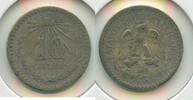 Weltmünzen 10 Centavos Mexico Silver Coin - RK392 -
