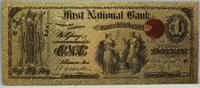 USA Banknoten Original Lebanon $1 National Currency Novelty 24K Gold Plated Note 6 LG373 -